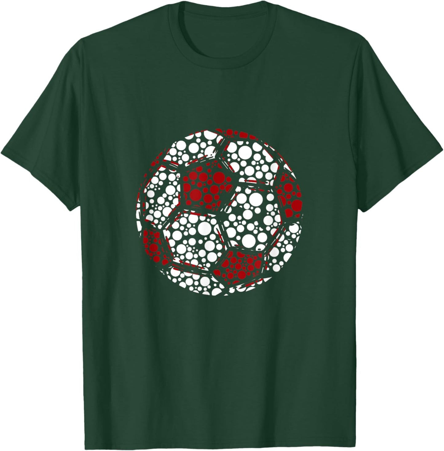 International Dot Day Happy Polka Dot Soccer Lover Sport T-Shirt - T-Shirt | Forest