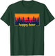 Happy Hour Running Woman Running Runner T-Shirt - T-Shirt | Forest