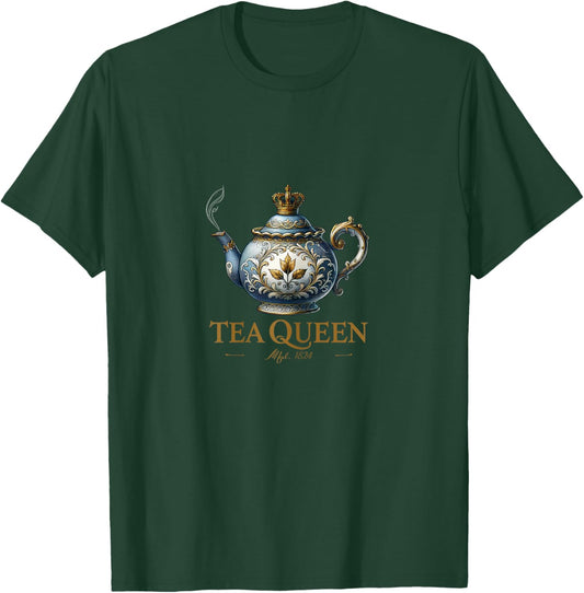 Tea Lovers teapots Design T-Shirt - T-Shirt | Forest