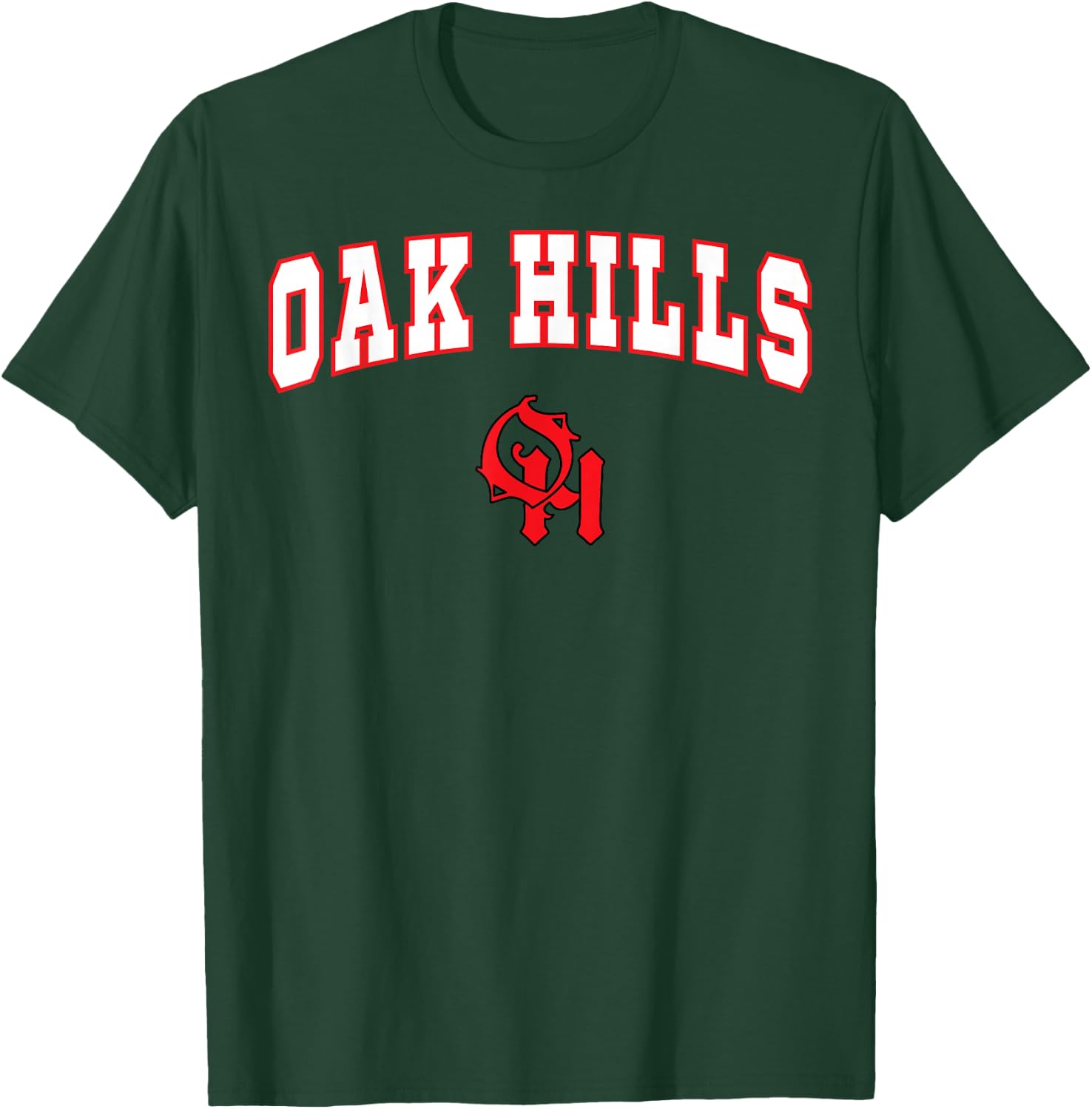 Oak Hills High School Highlanders C2 T-Shirt - T-Shirt | Forest