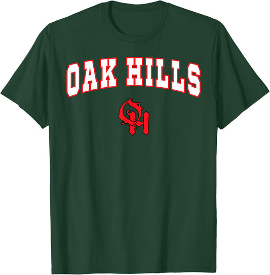 Oak Hills High School Highlanders C2 T-Shirt - T-Shirt | Forest