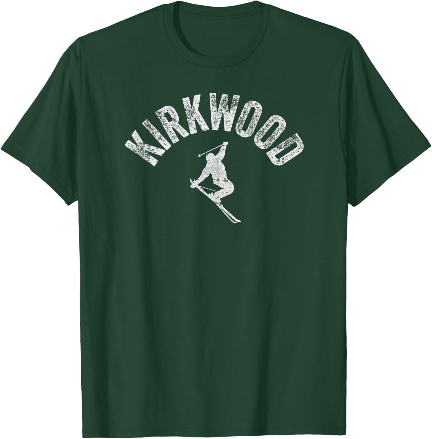 Ski Kirkwood CA Vintage Skiing Cool Kirkwood California Ski T-Shirt - T-Shirt | Forest