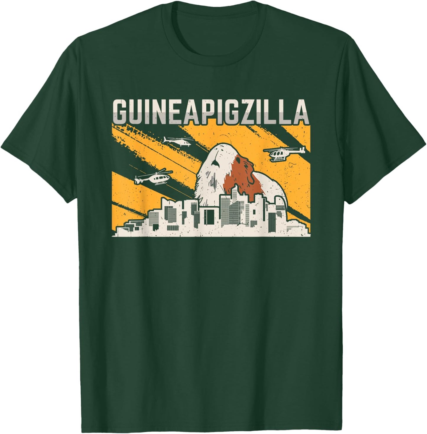 Funny Guinea Pigzilla T-Shirt - T-Shirt | Forest