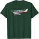 C-172 Skyhawk Airplane Illustration Aviation Pilot Art T-Shirt - T-Shirt | Forest