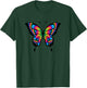 Colorful Rainbow Cute Butterfly Festival Rave T-Shirt - T-Shirt | Forest