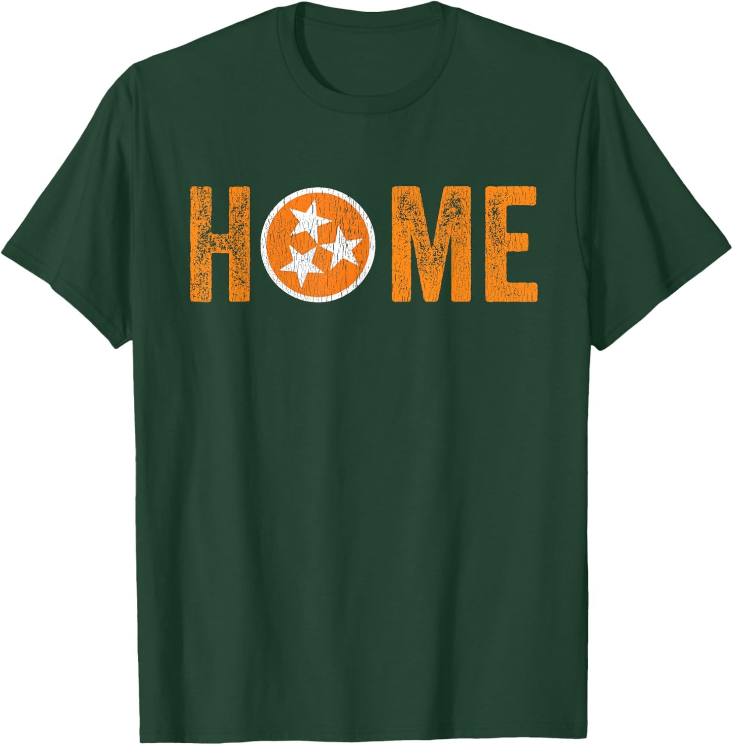 Home Tennessee Orange Tristar Nashville TN Vintage State T-Shirt - T-Shirt | Forest