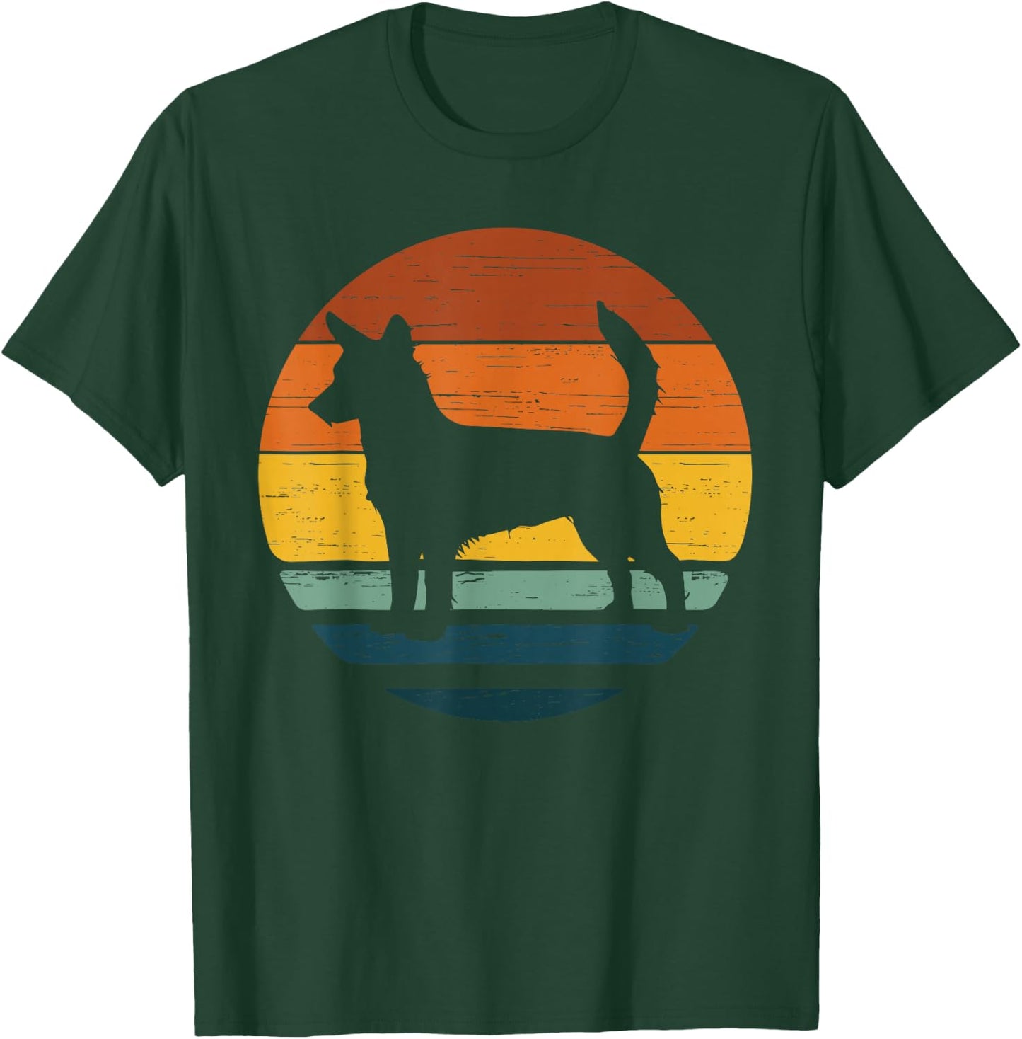 Portuguese Podengo Small Vintage Retro Mum Dad T-Shirt - T-Shirt | Forest