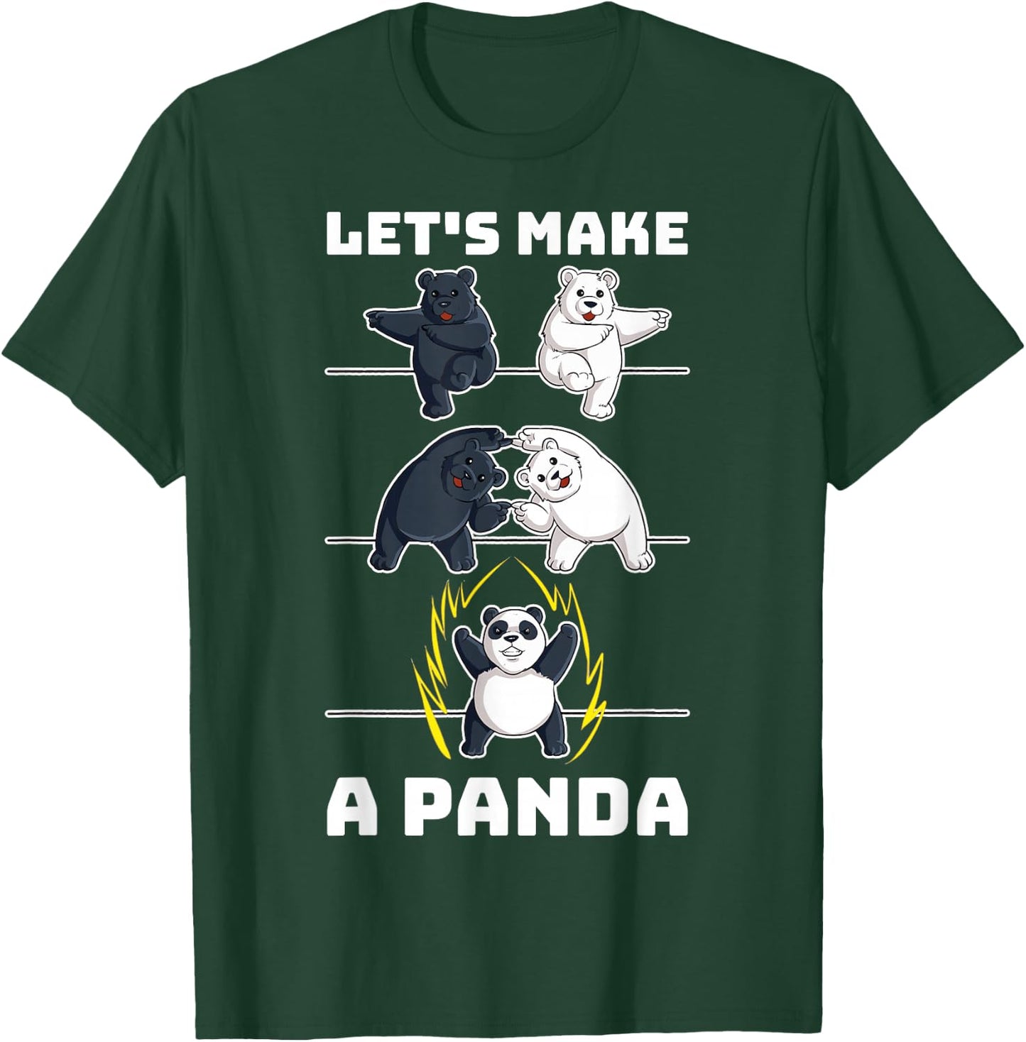 Lets Make A Panda T-Shirt - T-Shirt | Forest