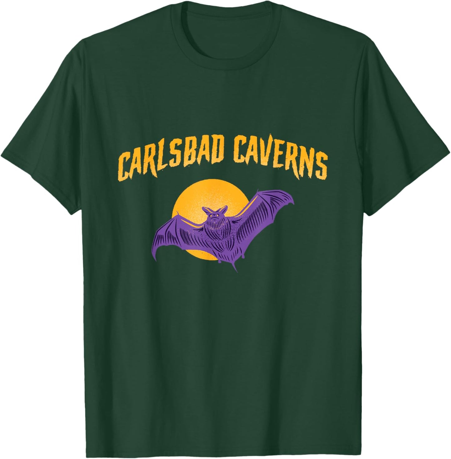 A Bat Flying In Carlsbad Caverns National Park New Mexico T-Shirt - T-Shirt | Forest