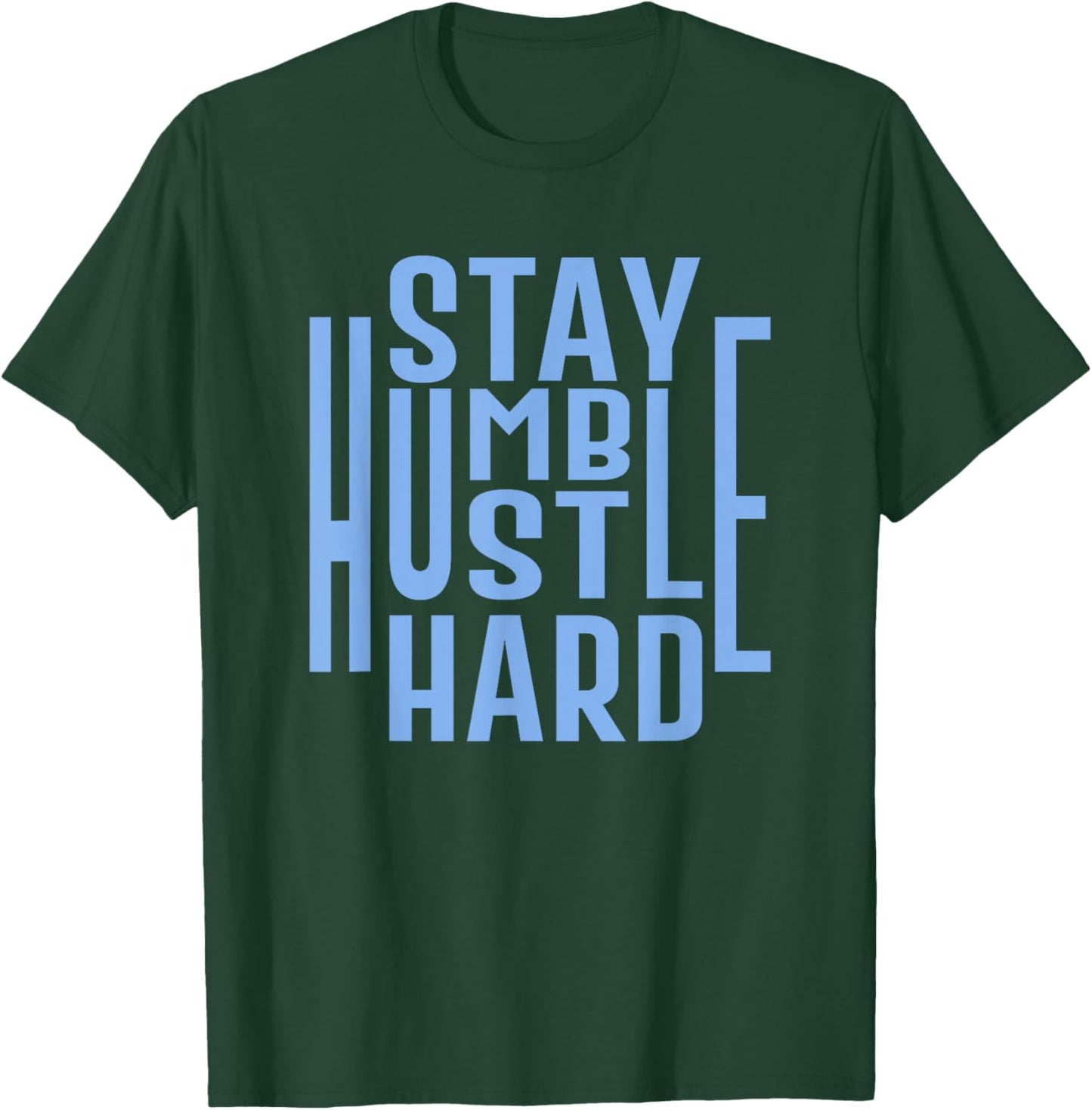 Concrete And Luxury Stay Humble University Blue T-Shirt - T-Shirt | Forest