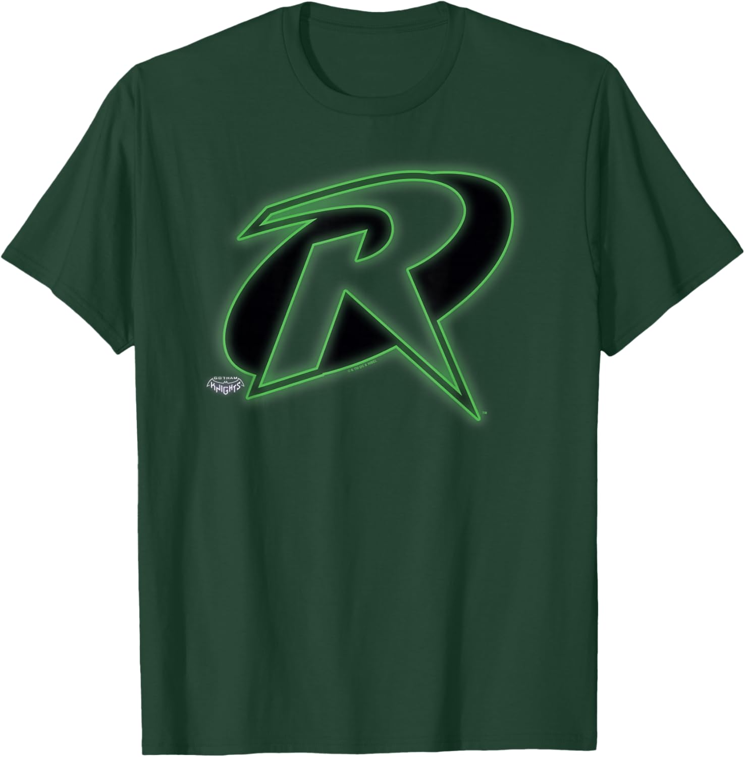 Gotham Knight Robin Logo T-Shirt - T-Shirt | Forest
