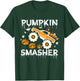 Thanksgiving Monster Truck Pumpkin Smasher Toddler Boys Kids T-Shirt - T-Shirt | Forest