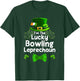 Bowling Leprechaun St Patrick's Day Bowler T-Shirt - T-Shirt | Forest