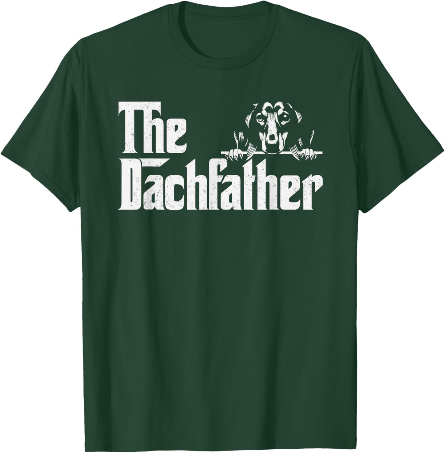 The Dachshund Fathers Day Dogfather gifts Wiener Dog Lover T-Shirt - T-Shirt | Forest