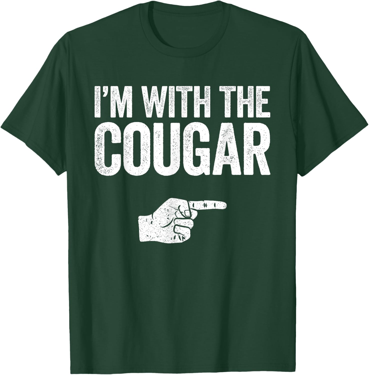 I'm With The Cougar Matching Cougar Costume Shirt T-Shirt - T-Shirt | Forest