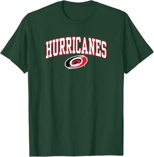 Carolina Hurricanes Arch Over Officially Licensed T-Shirt - T-Shirt | Forest