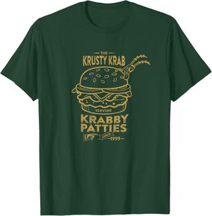 Spongebob Squarepants Krusty Krab Krabby Patties Ad T-Shirt - T-Shirt | Forest