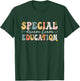 Retro Special Education Squad Groovy Dream Team SPED Teacher Men Women Kids T-Shirt - T-Shirt | Forest