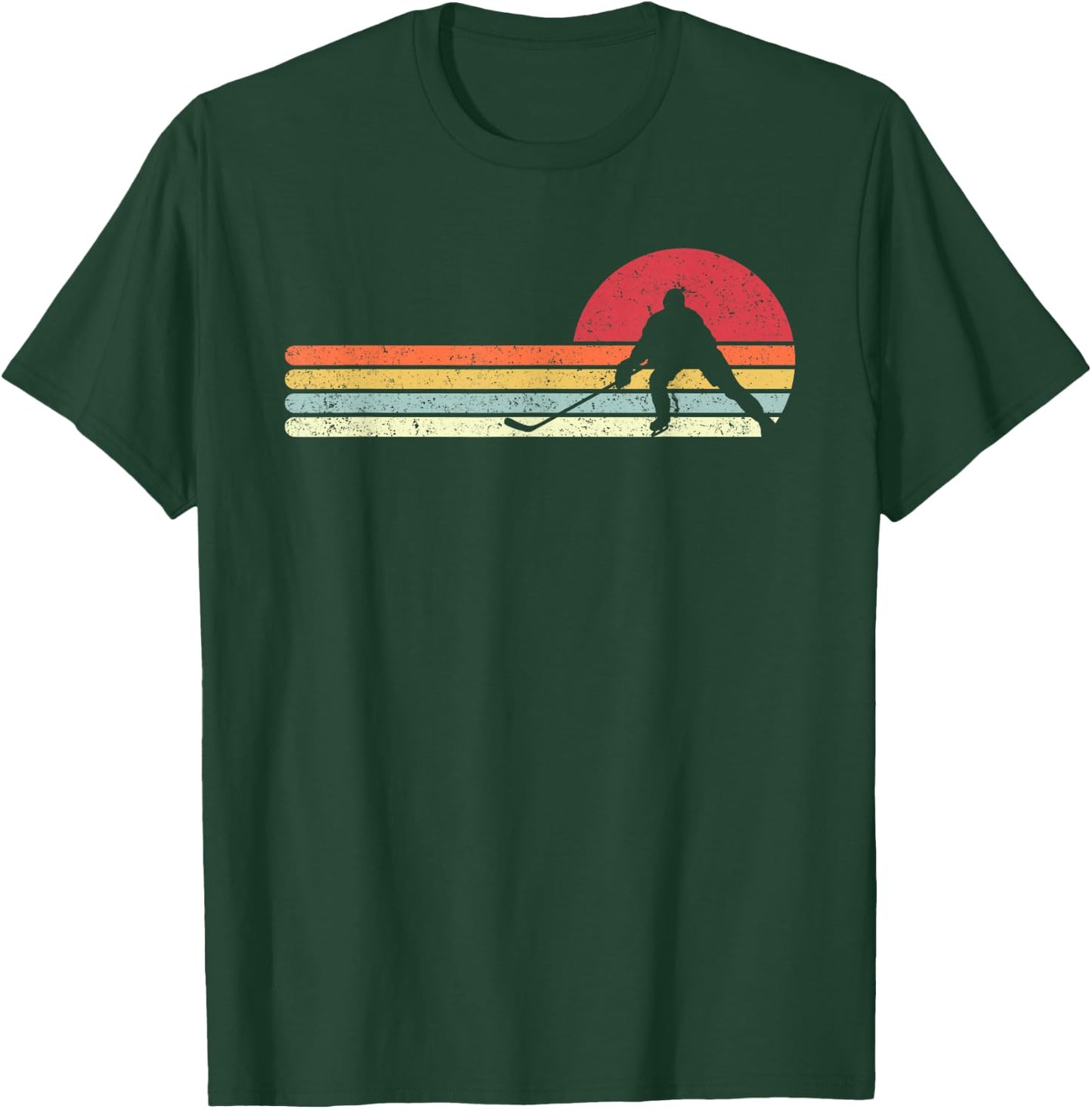 Ice Hockey Shirt. Retro Style For Hockey Player T-Shirt - T-Shirt | Forest