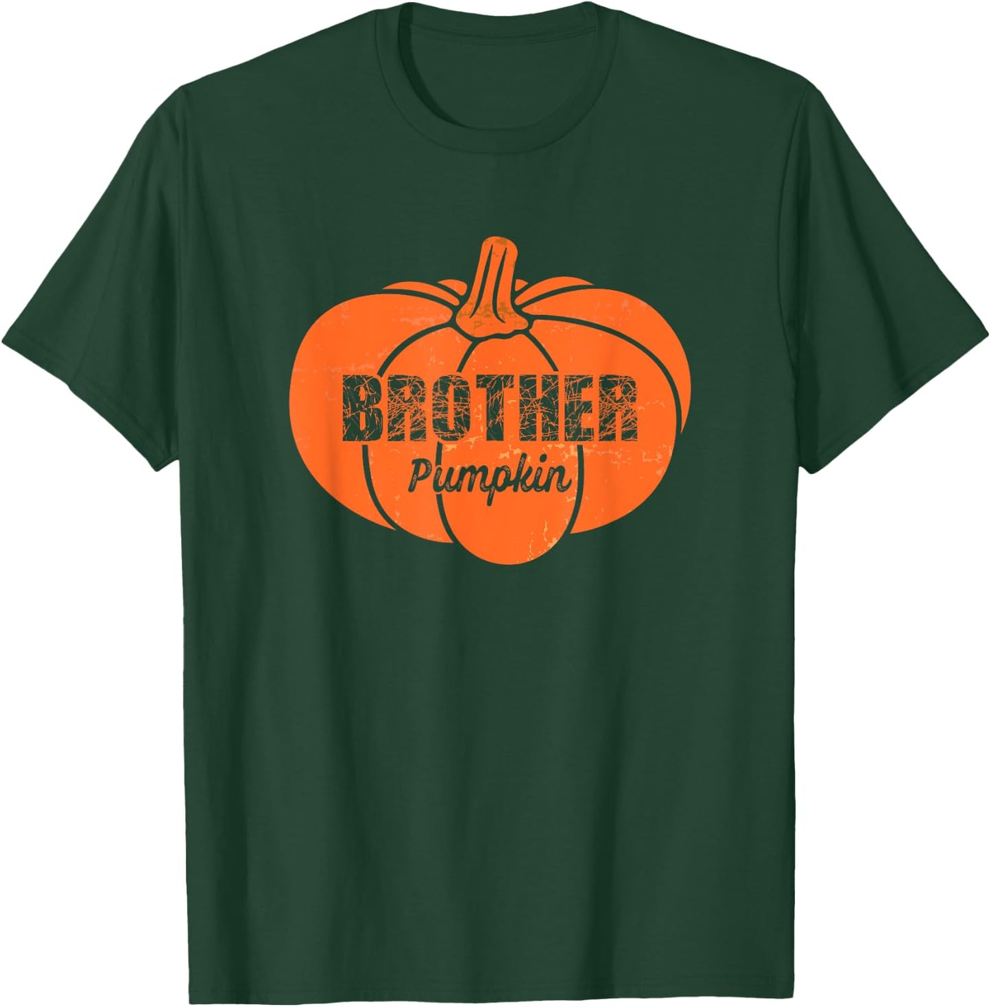 Brother Pumpkin Matching Family Halloween Thanksgiving Group T-Shirt - T-Shirt | Forest
