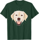 Labrador Retriever Face Art Dog Lover Gift T-Shirt - T-Shirt | Forest