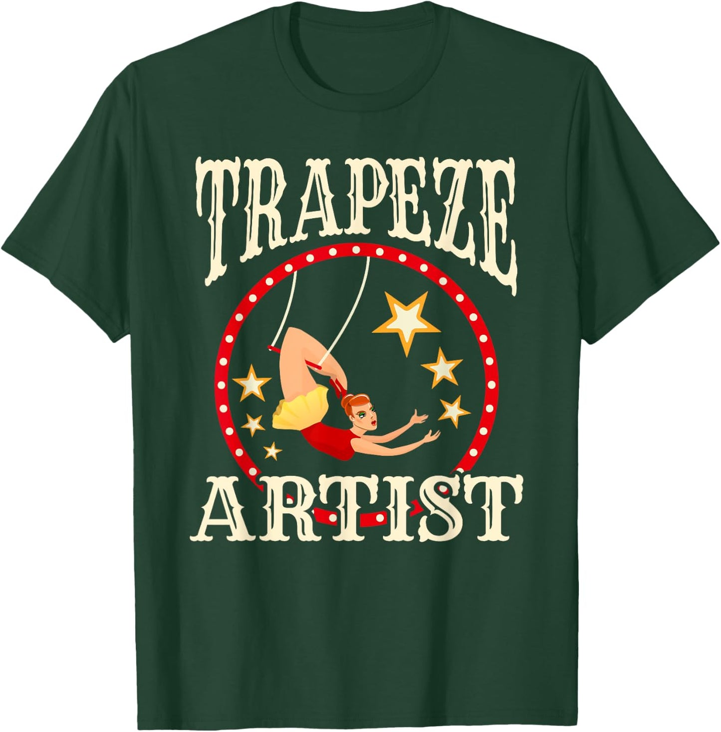 Circus - Trapeze - Trapeze Artist Costume T-Shirt - T-Shirt | Forest