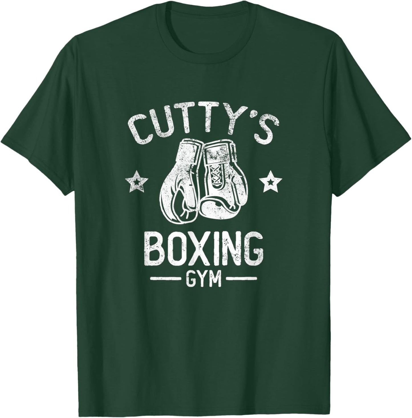 Vintage Cutty's Boxing Gym Est 1975 Boxing Day T-Shirt - T-Shirt | Forest