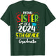 Funny Proud Sister of a Class of 2024 5th Grade Graduate T-Shirt - T-Shirt | Forest