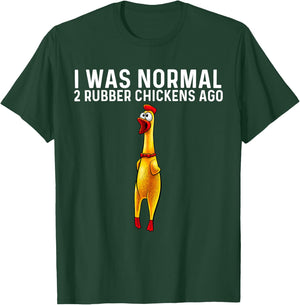 Funny Rubber Chicken Design Women Chicken Toy Lovers T-Shirt - T-Shirt | Forest