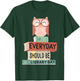 Everyday Should Be Library Day Cute Owl Reading Books Lover T-Shirt - T-Shirt | Forest
