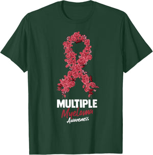 Multiple Myeloma Awareness T-Shirt - T-Shirt | Forest