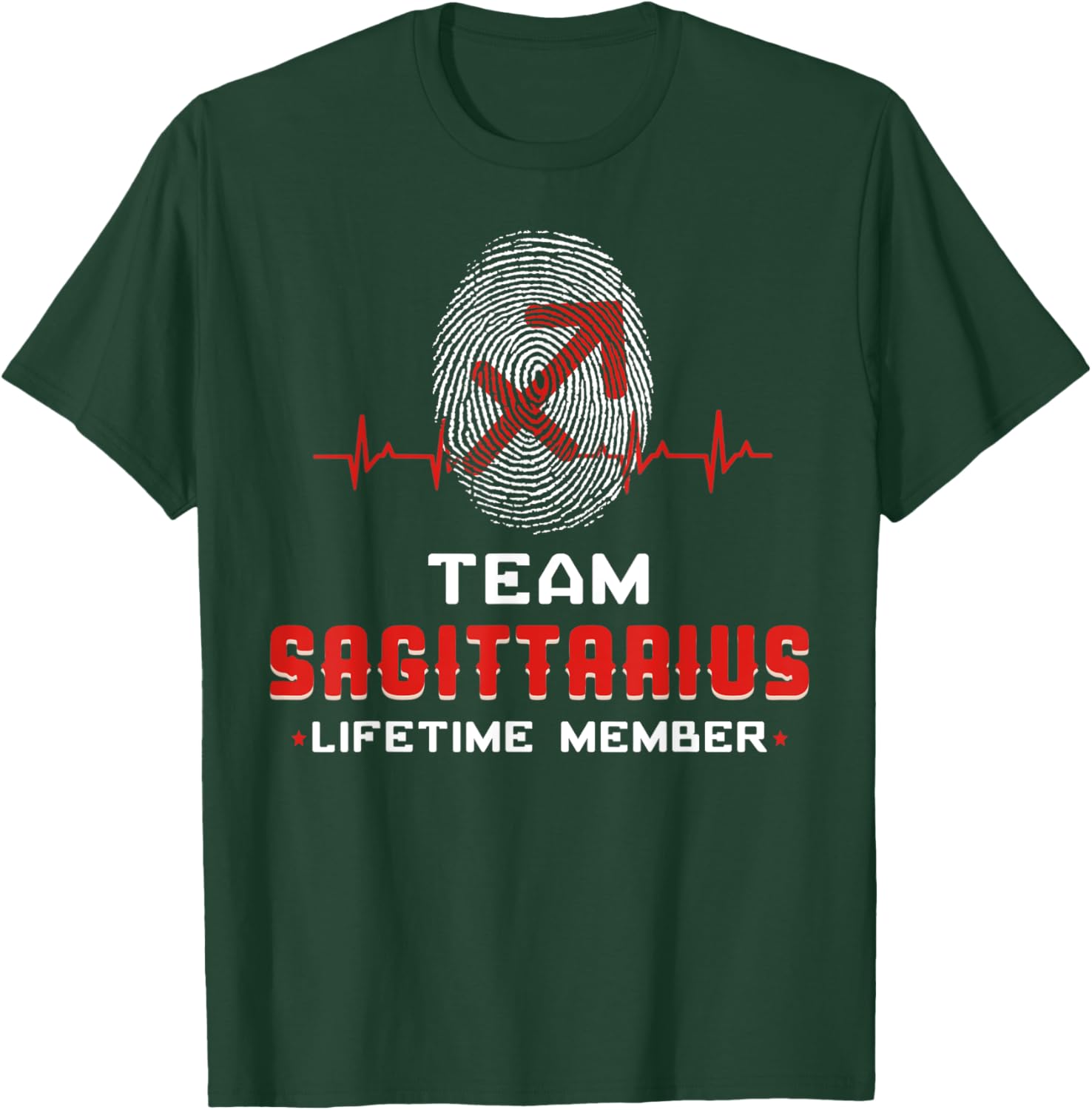 Team Sagittarius Lifetime Member Birthda Nov Dec Zodiac Sign T-Shirt - T-Shirt | Forest