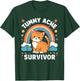Tummy Ache Survivor Cat Men Women T-Shirt - T-Shirt | Forest