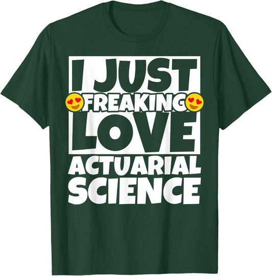 Actuarial science Funny T-Shirt - T-Shirt | Forest