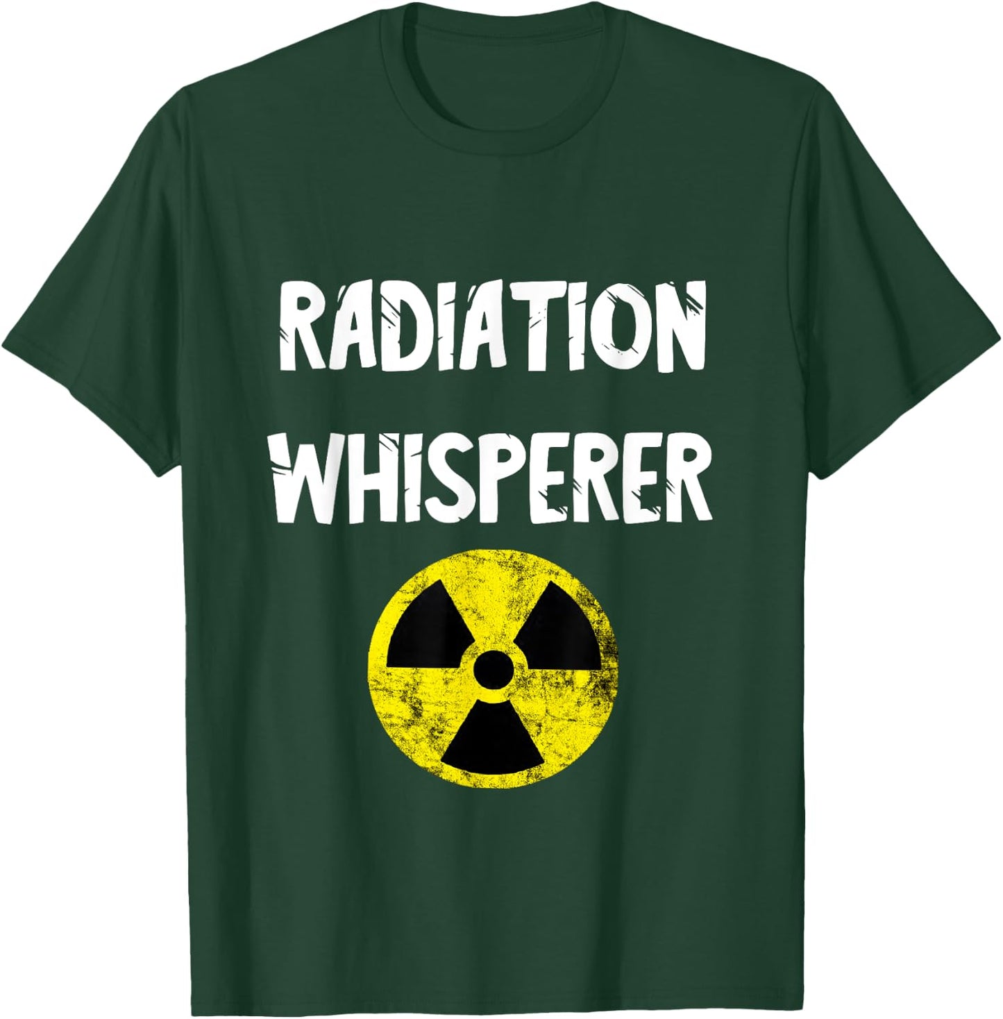 Radioactivity Whisper Nuclear Symbol Radiology Radiation T-Shirt - T-Shirt | Forest