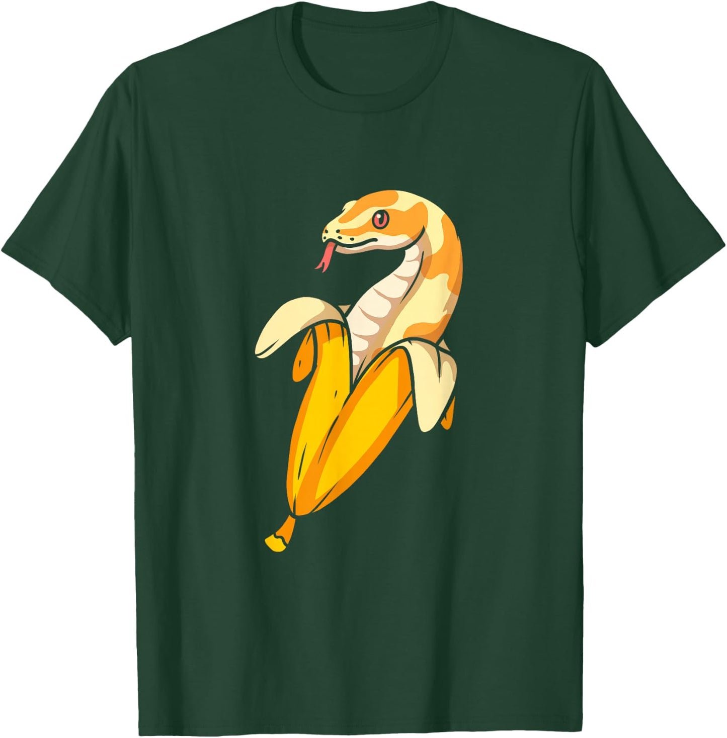 Ball Python Banana Reptile Snake Owner T-Shirt - T-Shirt | Forest