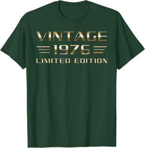 Vintage 1976 Limited Edition Classic Car 50th Birthday T-Shirt - T-Shirt | Forest