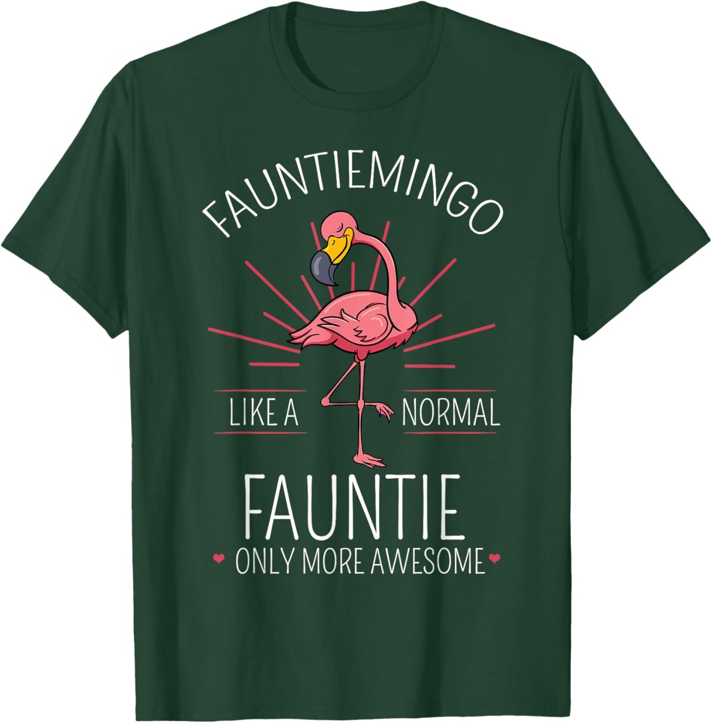 Fauntiemingo Fauntie Flamingo Lover T-Shirt - T-Shirt | Forest