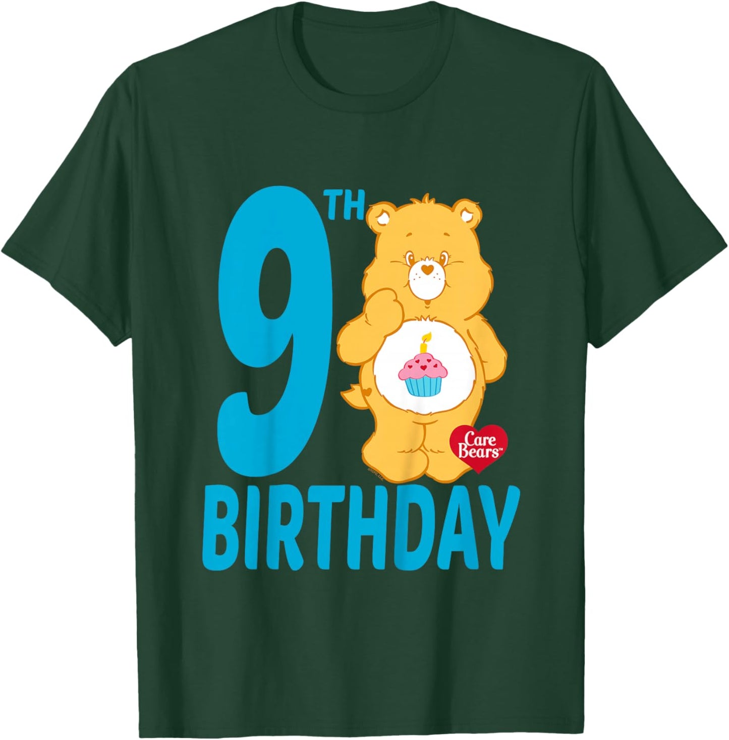 Care Bears Birthday Bear Celebrates A 9th Birthday T-Shirt - T-Shirt | Forest
