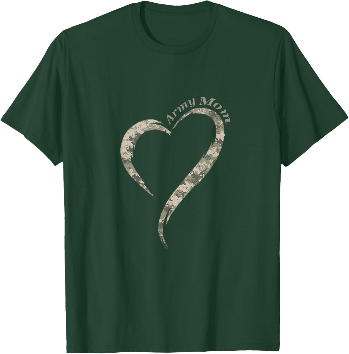 Proud Army Mom - Camouflage Shirt Army Mother T-Shirt - T-Shirt | Forest