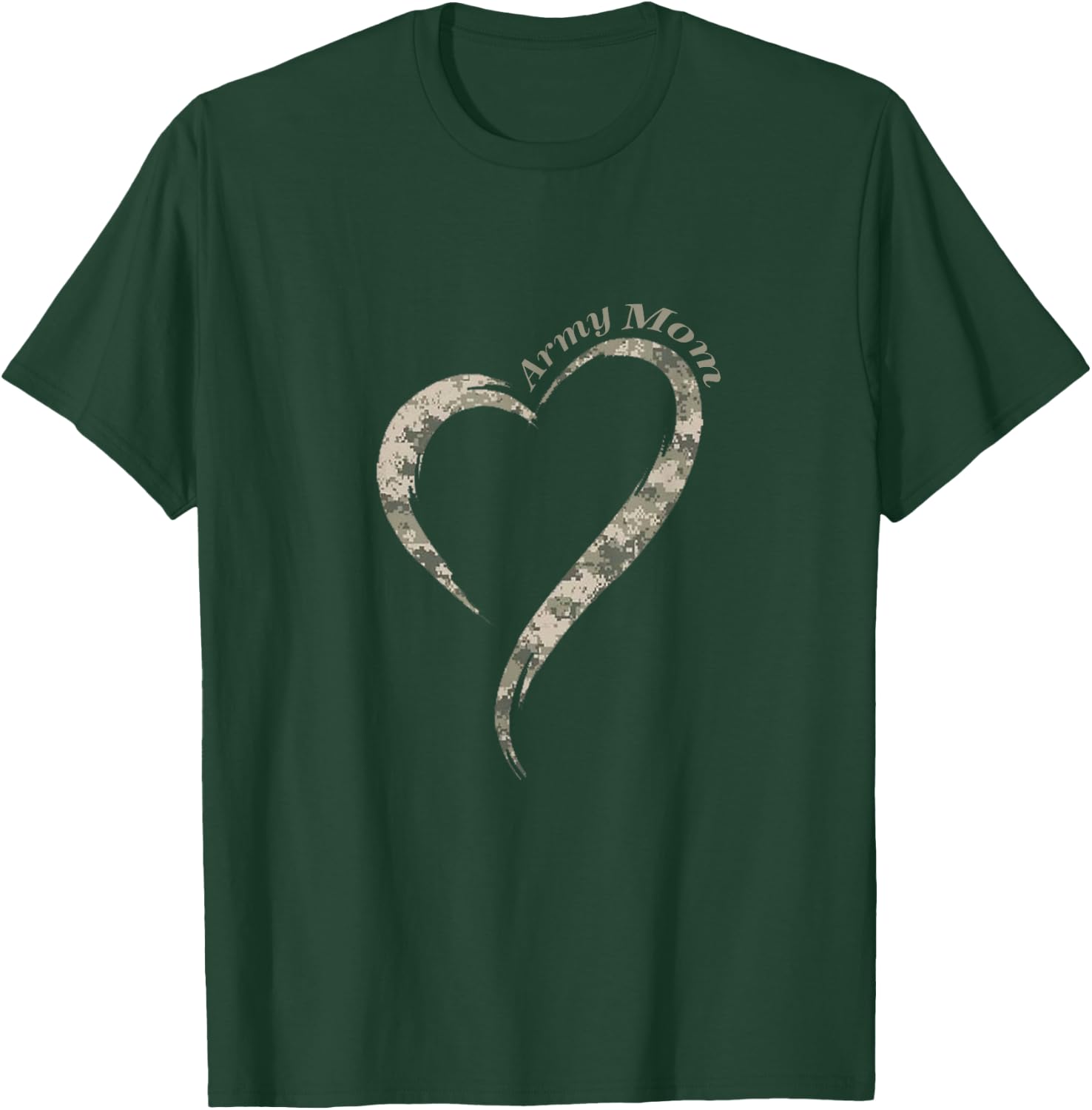 Proud Army Mom - Camouflage Shirt Army Mother T-Shirt - T-Shirt | Forest