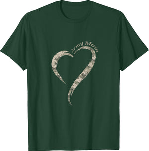 Proud Army Mom - Camouflage Shirt Army Mother T-Shirt - T-Shirt | Forest