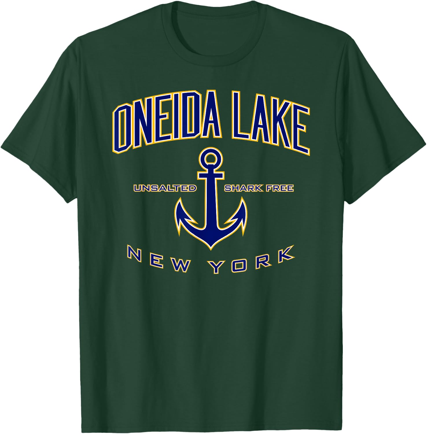 Oneida Lake Shirt , Men, Girls & Boys T-Shirt - T-Shirt | Forest