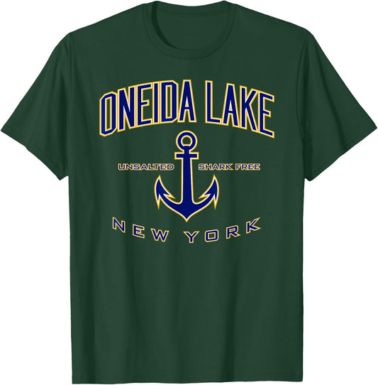 Oneida Lake Shirt , Men, Girls & Boys T-Shirt - T-Shirt | Forest