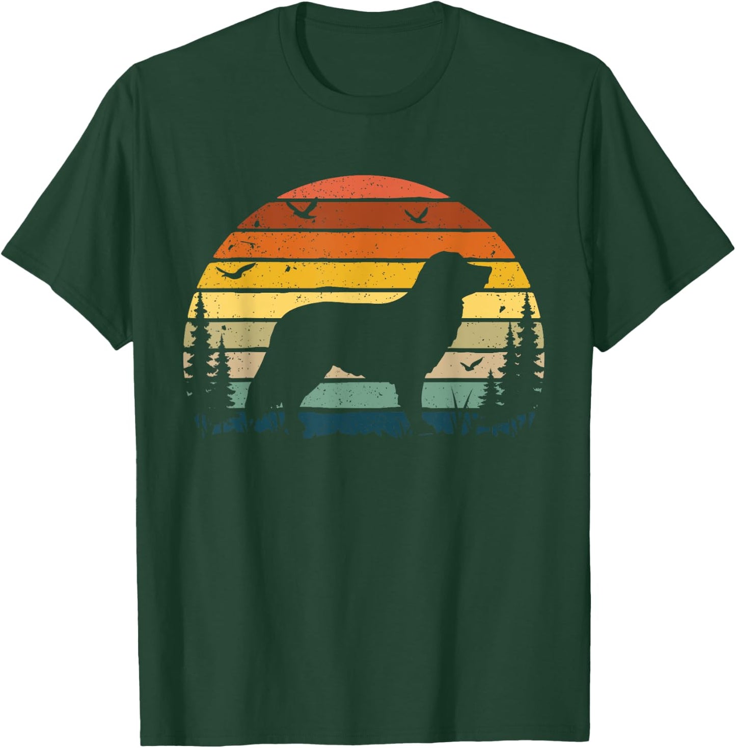 Nova Scotia Duck Ringing Retriever Vintage Dog T-Shirt - T-Shirt | Forest