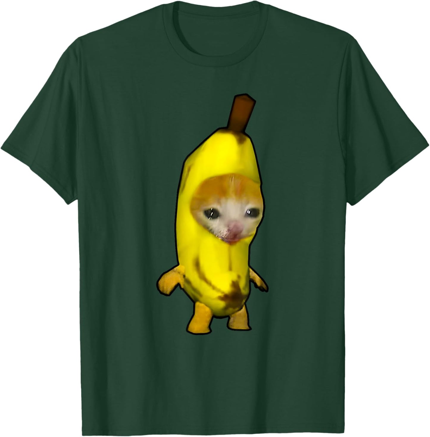 Cute Banana Cat Happy Bananacat Meme Kitty Cat Lovers Meme T-Shirt - T-Shirt | Forest