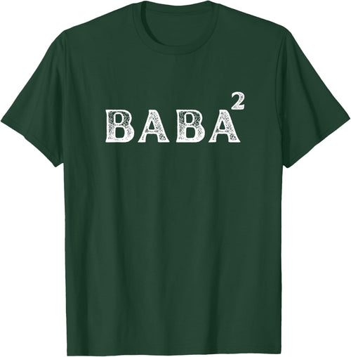 Funny Father of 2 Kids - Baba Squared - Dad to be of 2 kids