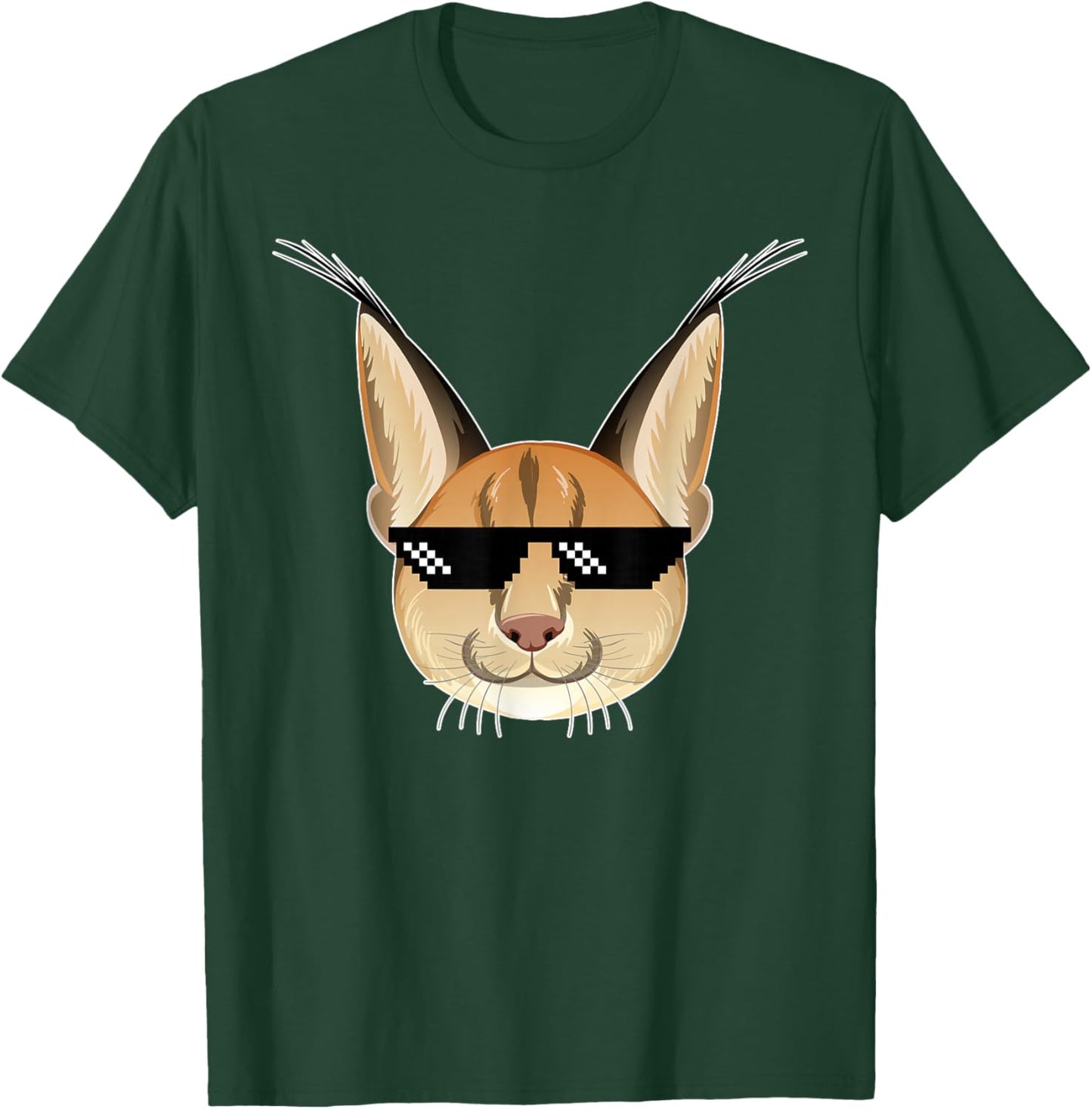 Floppa Cat Meme Floppa Cat Meme Cat Funny Caracal T-Shirt - T-Shirt | Forest
