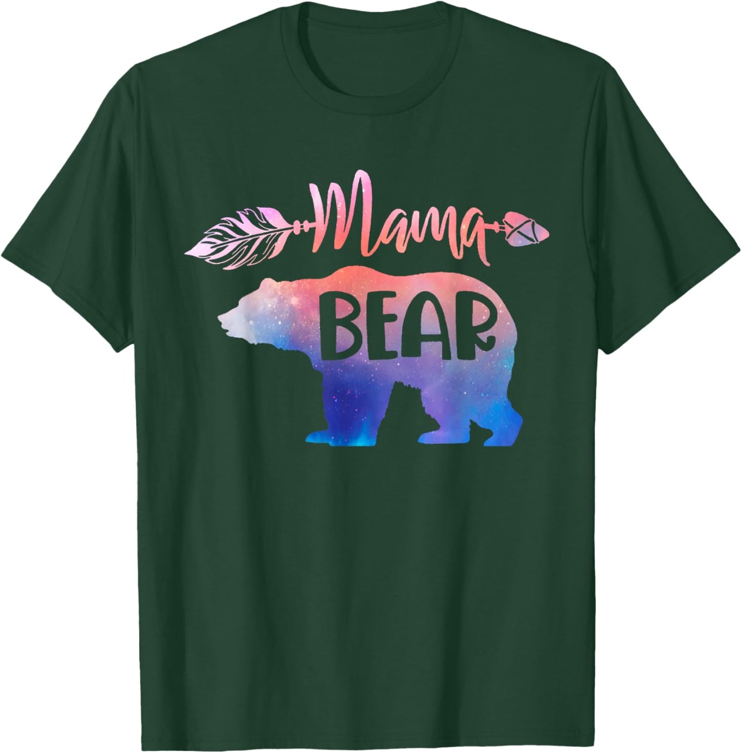 Funny Mama Bear Family Matching Kid Men Women Gifts T-Shirt - T-Shirt | Forest