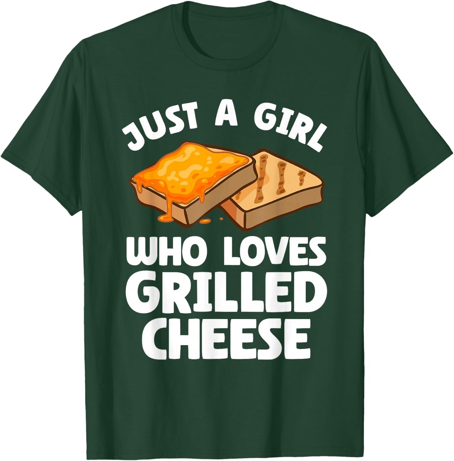 Grilled Cheese Art For Girls Women Grilled Cheese Sandwich T-Shirt - T-Shirt | Forest